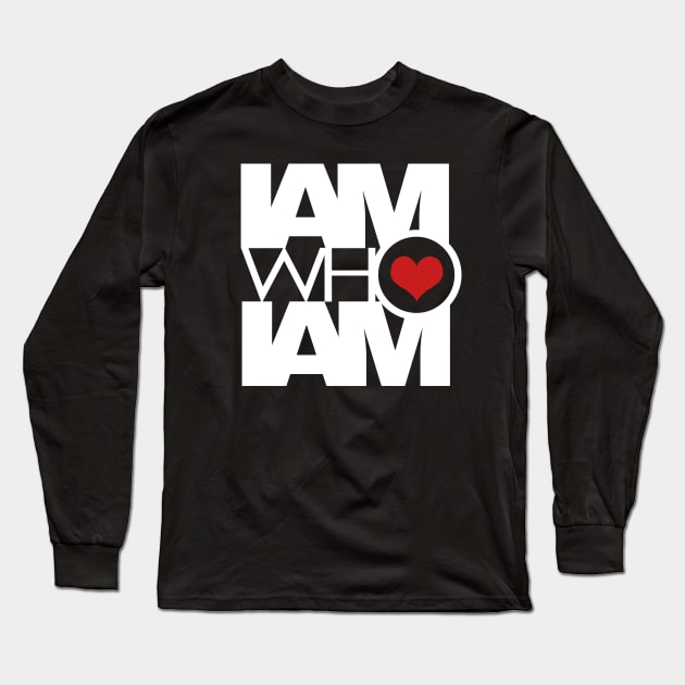 I AM WHO I AM Long Sleeve T-Shirt by yazgar